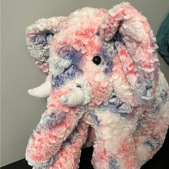 Minky elephant - berry Lola